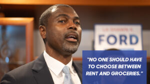 No one should have to choose between rent and groceries.