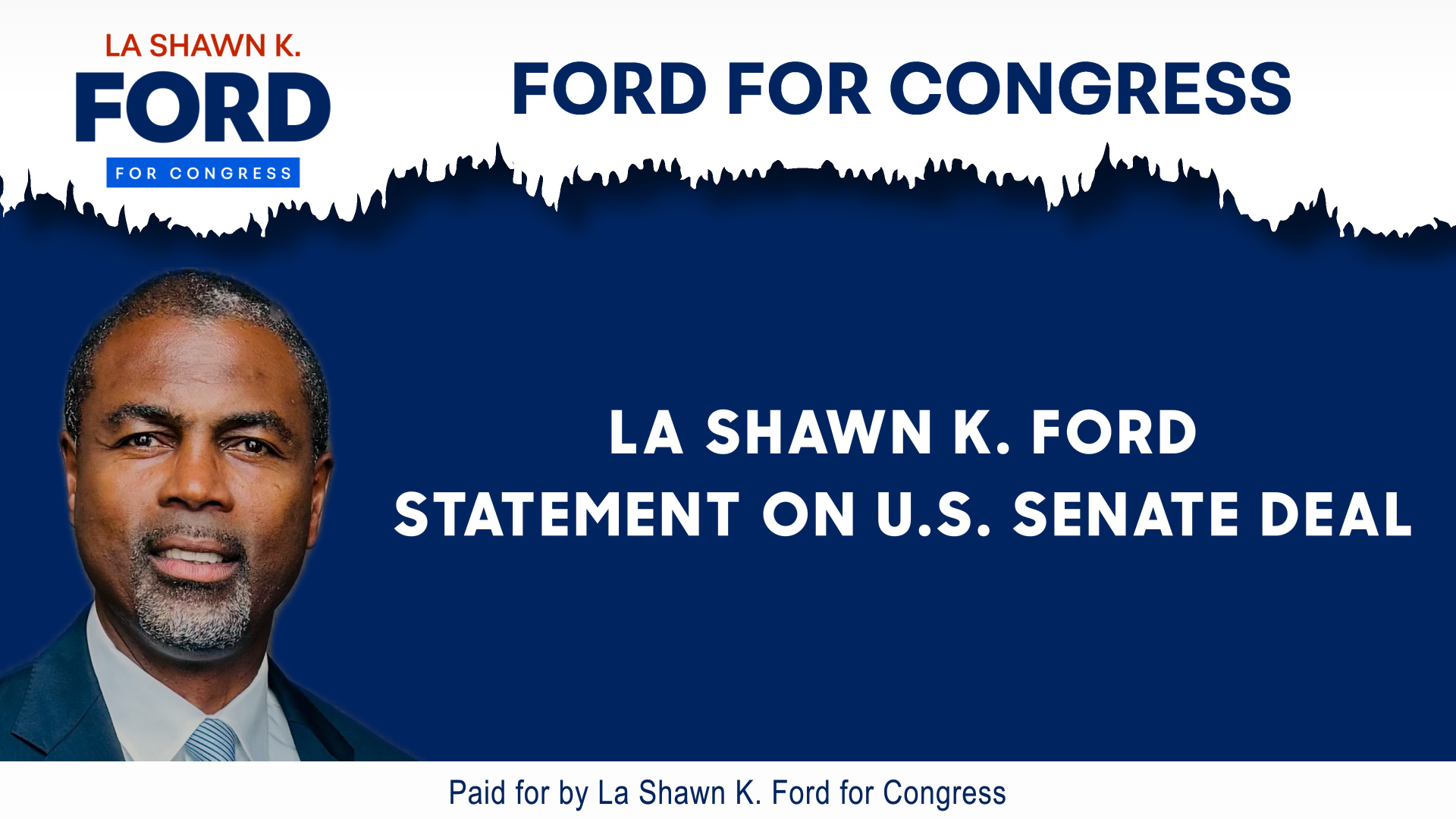 Ford Statement on Senate Deal - Governemnt Shutdown