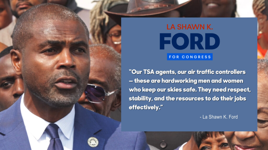 La Shawn K. Ford Calls for Federal Leadership to End Government Shutdown and Protect Working Families