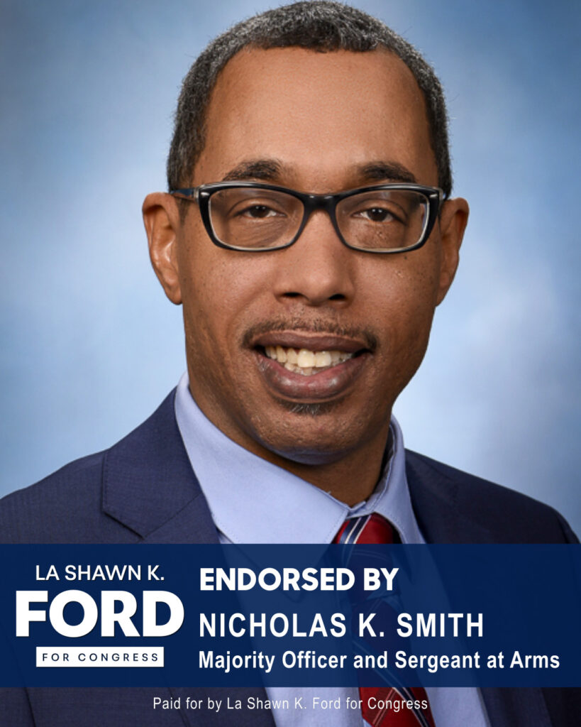 Nicholas K. Smith, Majority Officer of the Illinois House and Sergeant-at-Arms.